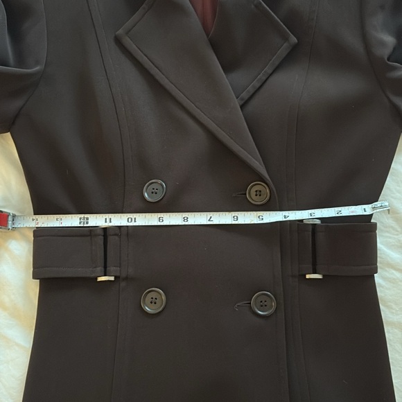 Bebe size 2 espresso brown double breasted blazer - Picture 5 of 5